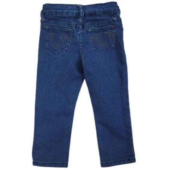 True Religion Blue Jeans Baby Girl Size 24M - Picture 2 of 6